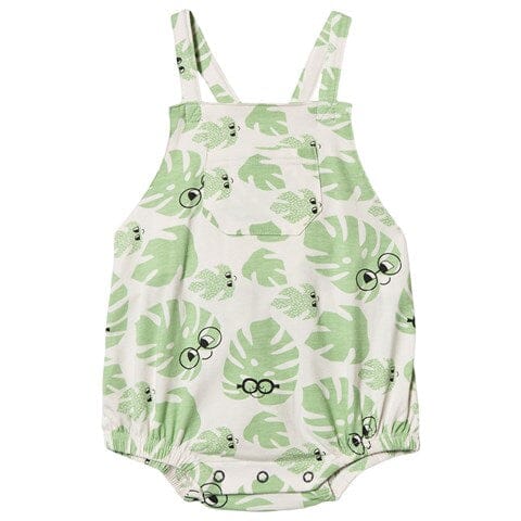 Bahama Leaf Bubble Romper Baby One-Pieces The Bonnie Mob