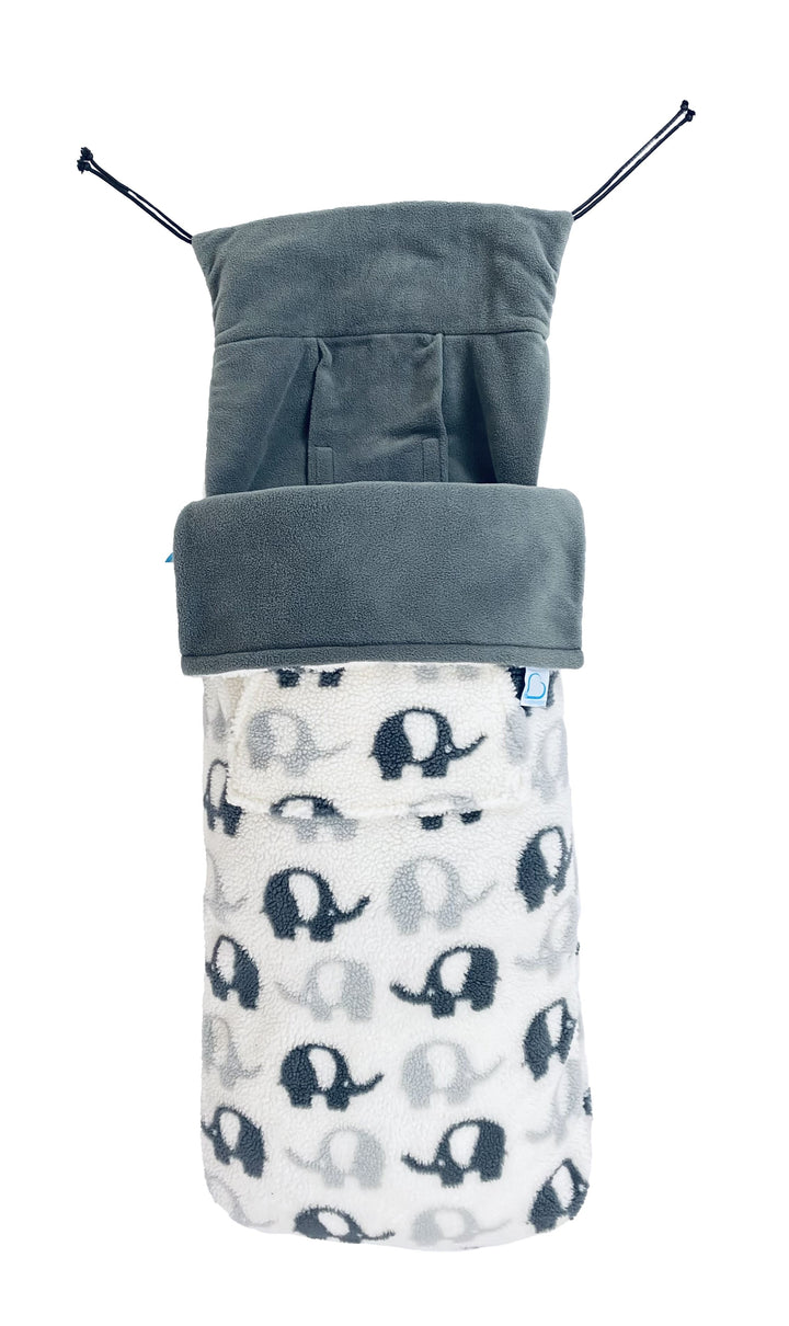 Buggysnuggle Bigbug Elephant Stomp Sherpa Baby Stroller Accessories Buggysnuggle