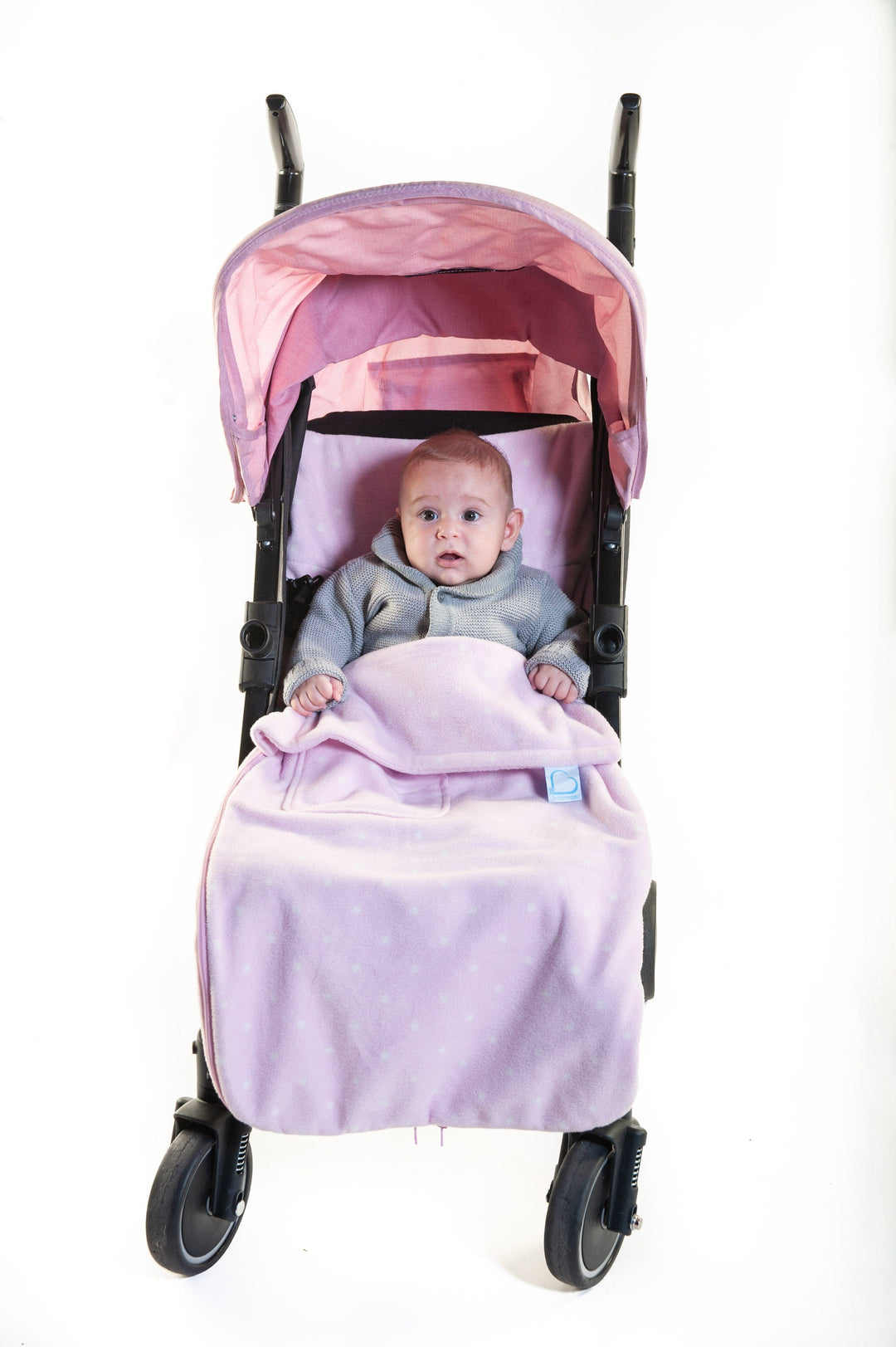 Buggysnuggle Dusty Dots Snuggle Fleece Baby Stroller Accessories Buggysnuggle