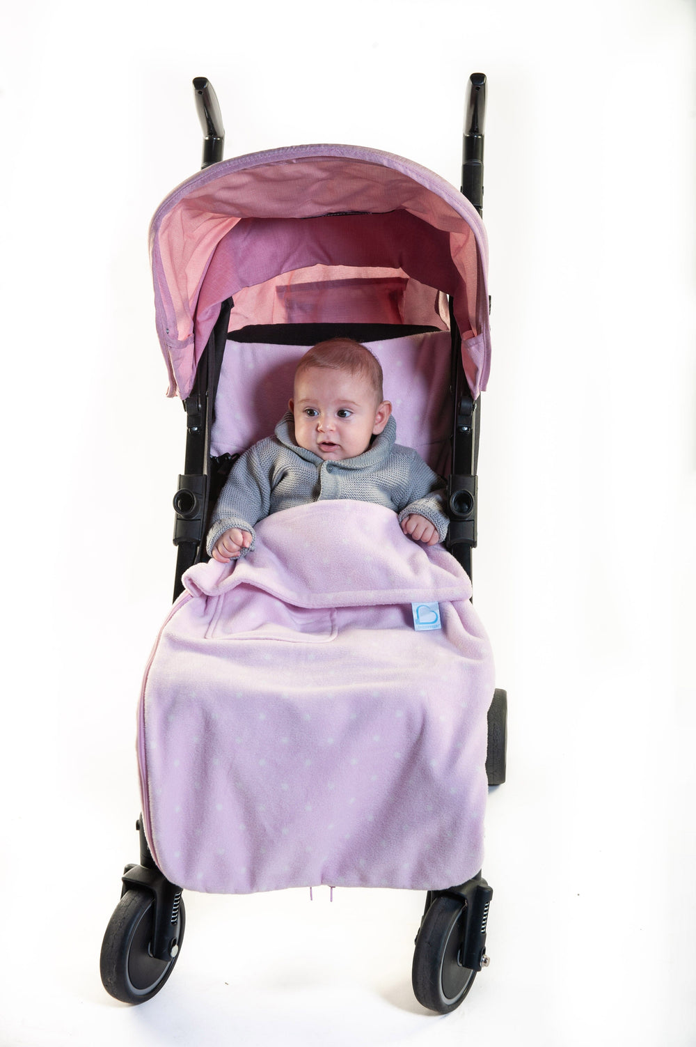 Buggysnuggle Dusty Dots Snuggle Fleece Baby Stroller Accessories Buggysnuggle