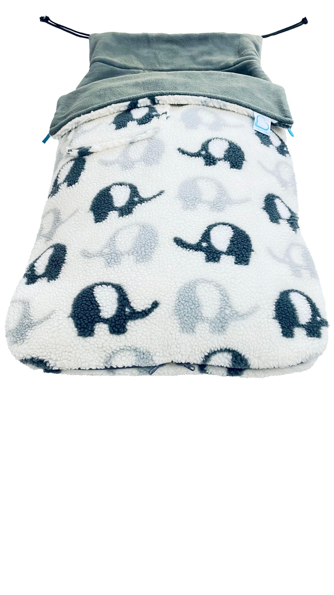 Buggysnuggle Elephant Stomp Snuggle Sherpa Baby Stroller Accessories Buggysnuggle