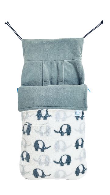 Buggysnuggle Elephant Stomp Snuggle Sherpa Baby Stroller Accessories Buggysnuggle