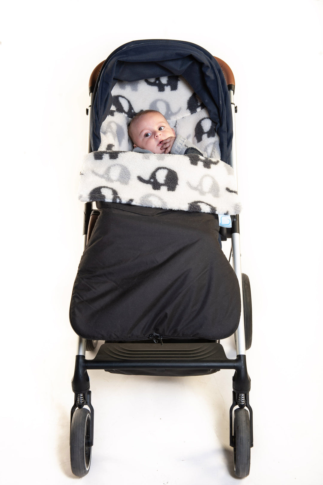 Buggysnuggle Explorer Elephant Stomp Sherpa Baby Stroller Accessories Buggysnuggle