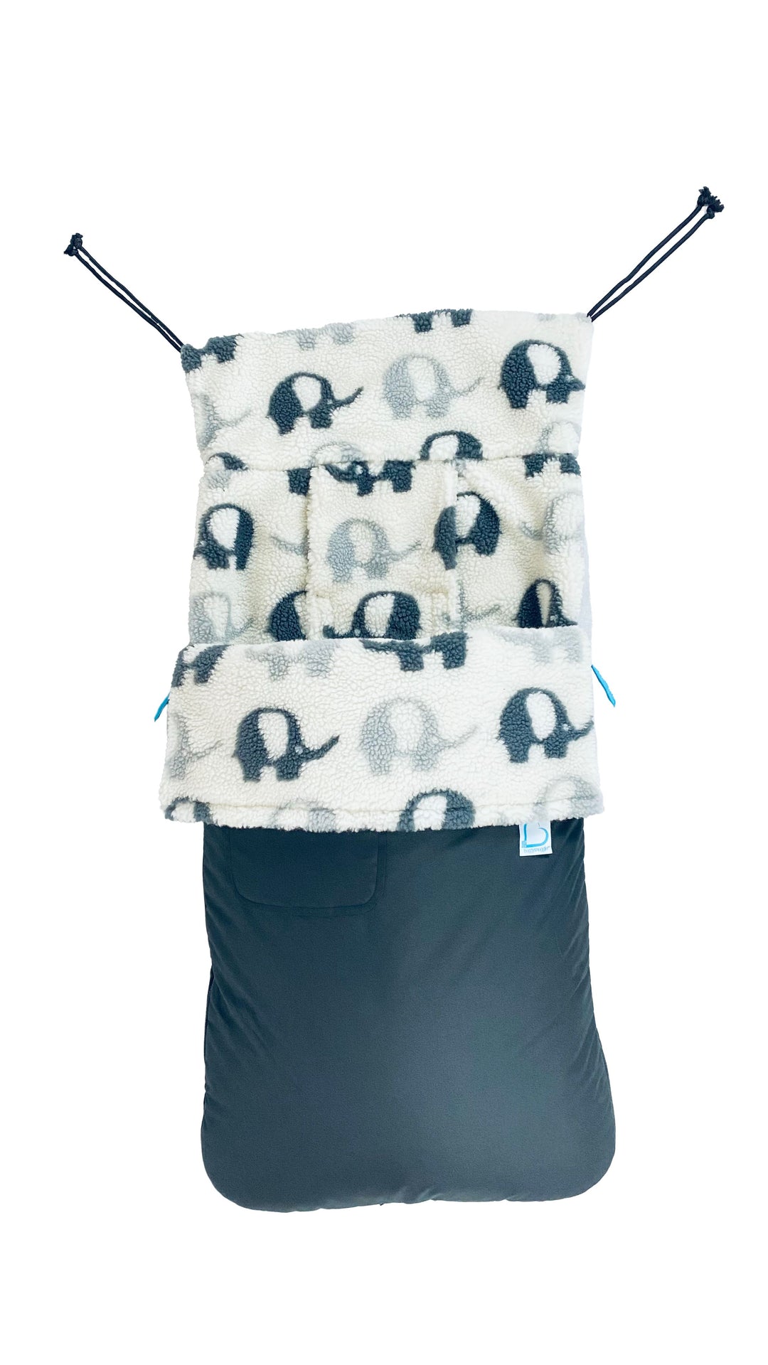 Buggysnuggle Explorer Elephant Stomp Sherpa Baby Stroller Accessories Buggysnuggle