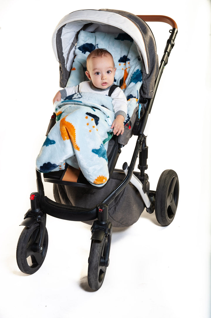 Buggysnuggle Jurassic Roar Snuggle Fur Baby Stroller Accessories Buggysnuggle