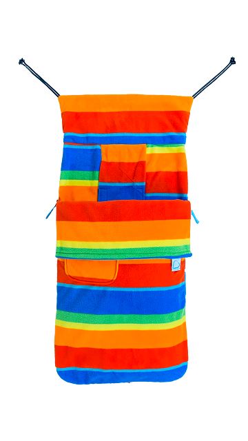 Buggysnuggle Rainbow Extreme Snuggle Fleece Baby Stroller Accessories Buggysnuggle