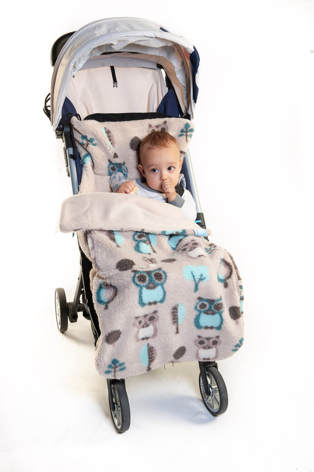 Buggysnuggle Woodland Wisdom Snuggle Sherpa Baby Stroller Accessories Buggysnuggle