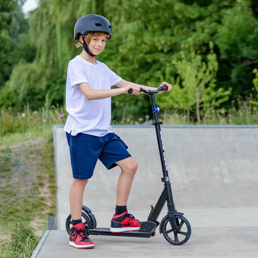 Charcoal - Big 2 Wheel Scooter Big Wheeler BOLDCUBE Scooters
