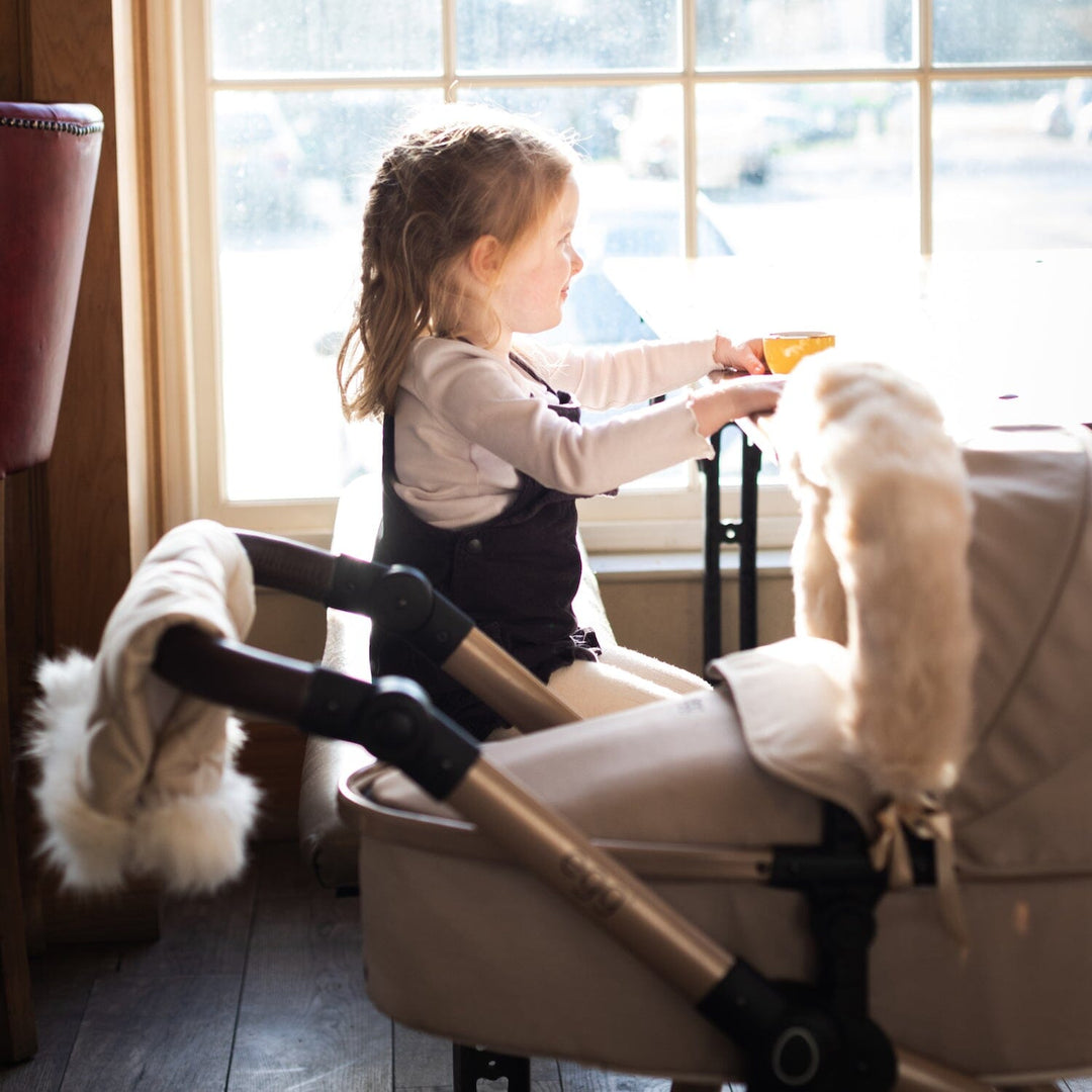 Egg® Dolls Pram by Roma Feather Fur Accessory Pack Dolls Pram Accessories Roma