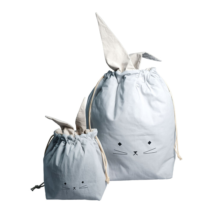 Foggy Blue Cat Storage Bag Baby Mobile Accessories Fabelab