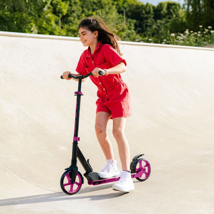 Magenta - Big 2 Wheel Scooter Big Wheeler BOLDCUBE Scooters