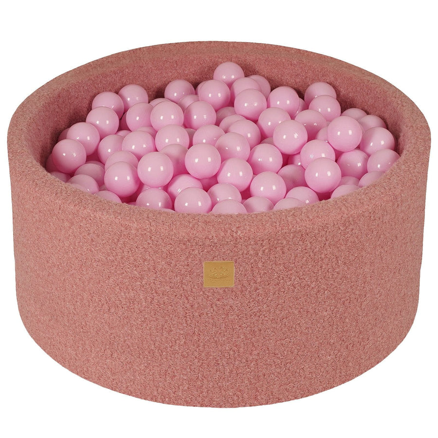 MeowBaby Boucle Pink Round Ball Pit Ball Pits MeowBaby 