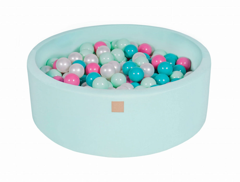 MeowBaby Mint Round Cotton Ball Pit Ball Pits MeowBaby