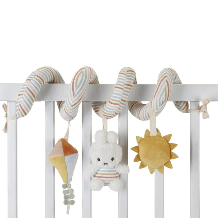 Miffy Vintage Sunny Stripes Activity Spiral Baby Activity Toys Miffy
