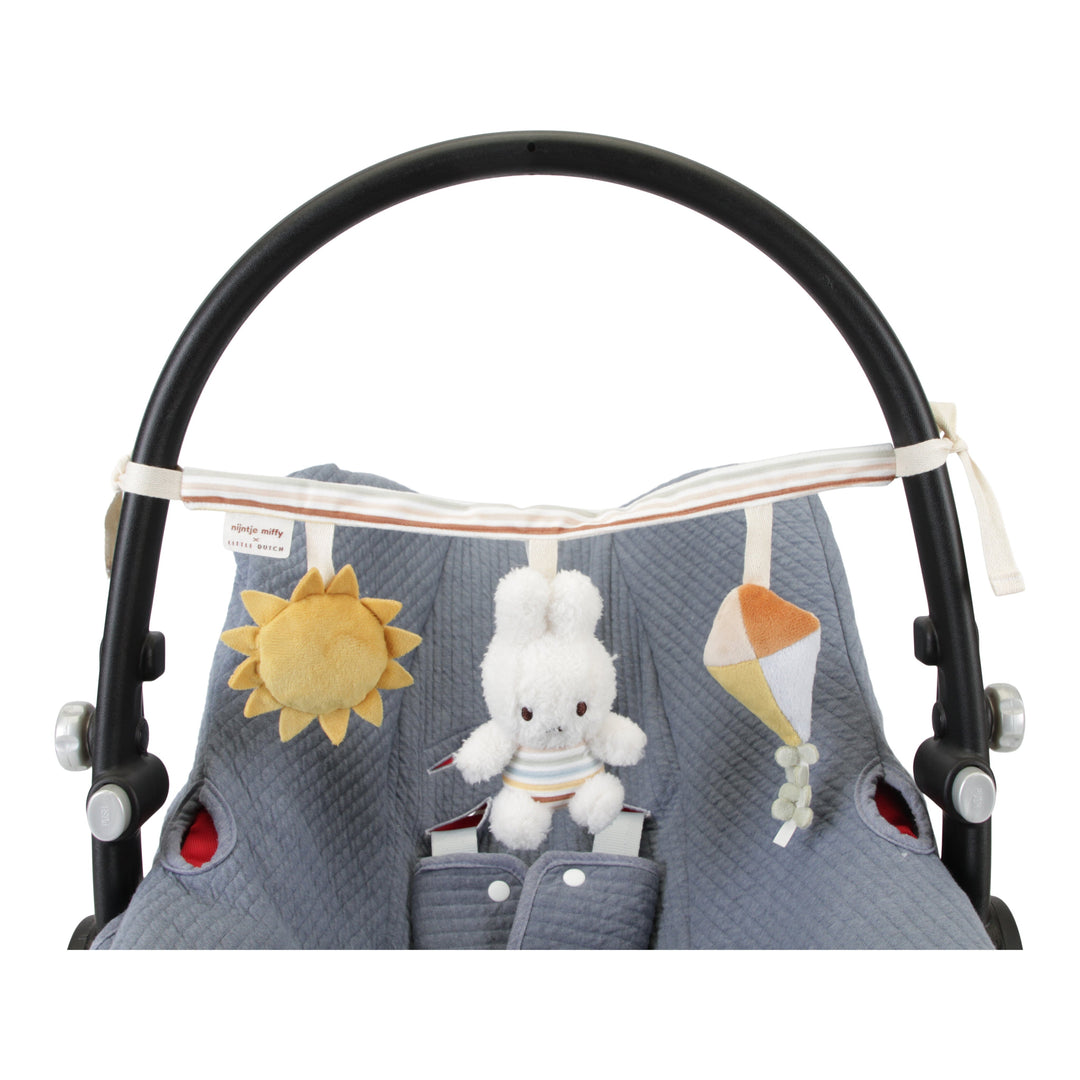 Miffy Vintage Sunny Stripes Car seat toy Baby Activity Toys Miffy
