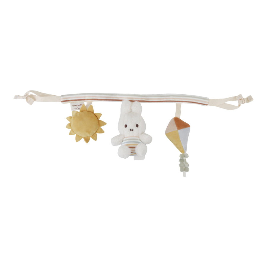 Miffy Vintage Sunny Stripes Car seat toy Baby Activity Toys Miffy