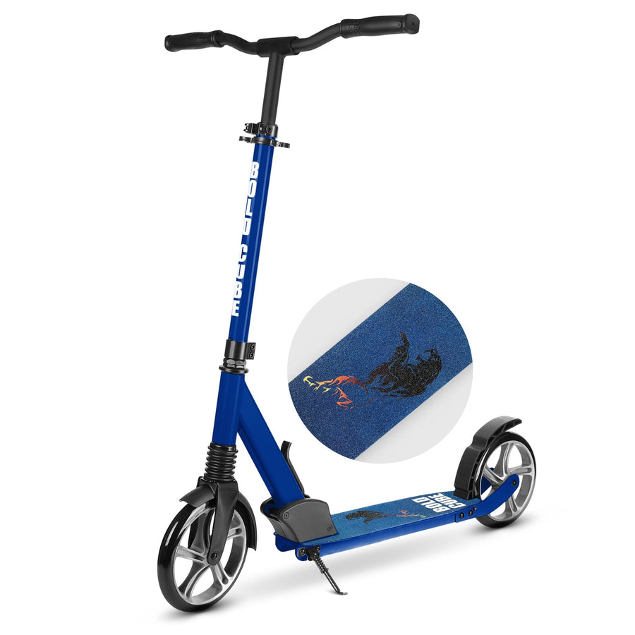 Navy - Big 2 Wheel Scooter Big Wheeler BOLDCUBE Scooters
