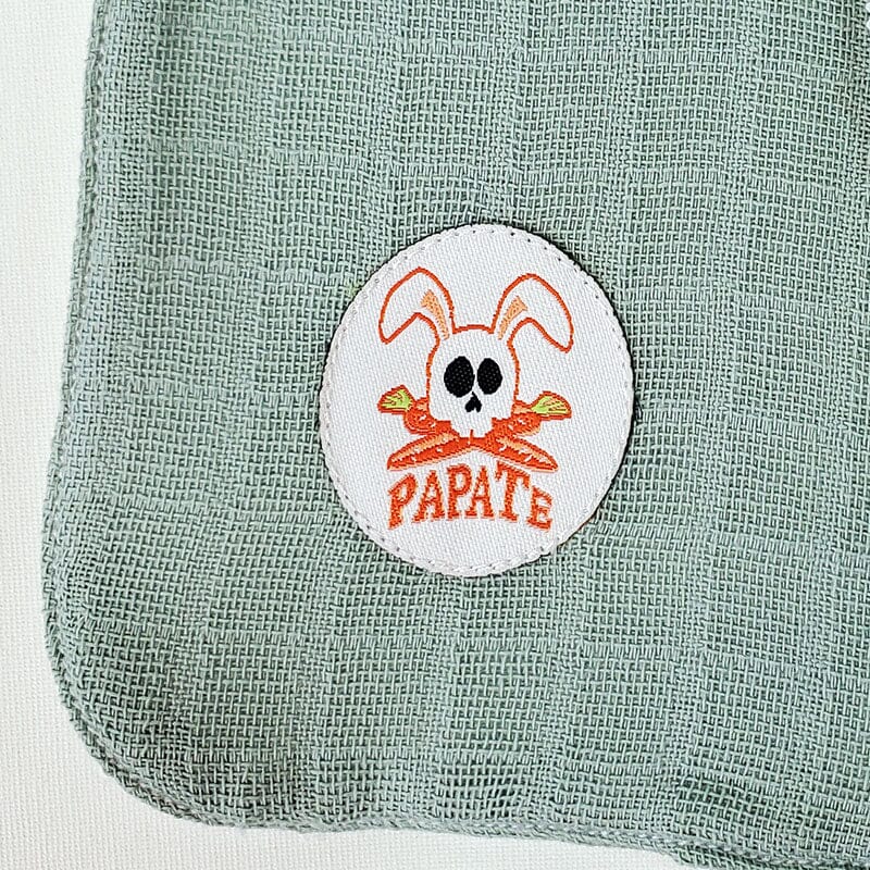 Papate Green Organic Cotton Lop Bib Bibs Papate