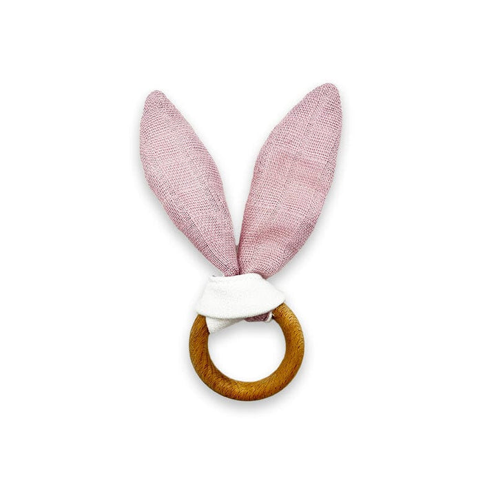Papate Pink Organic Teething Ring Pacifiers & Teethers Papate