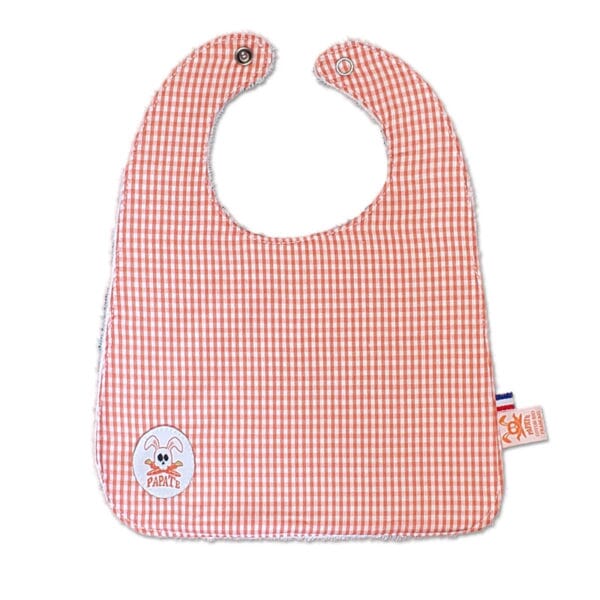 Papate Vichy Organic Cotton Lop Bib Bibs Papate