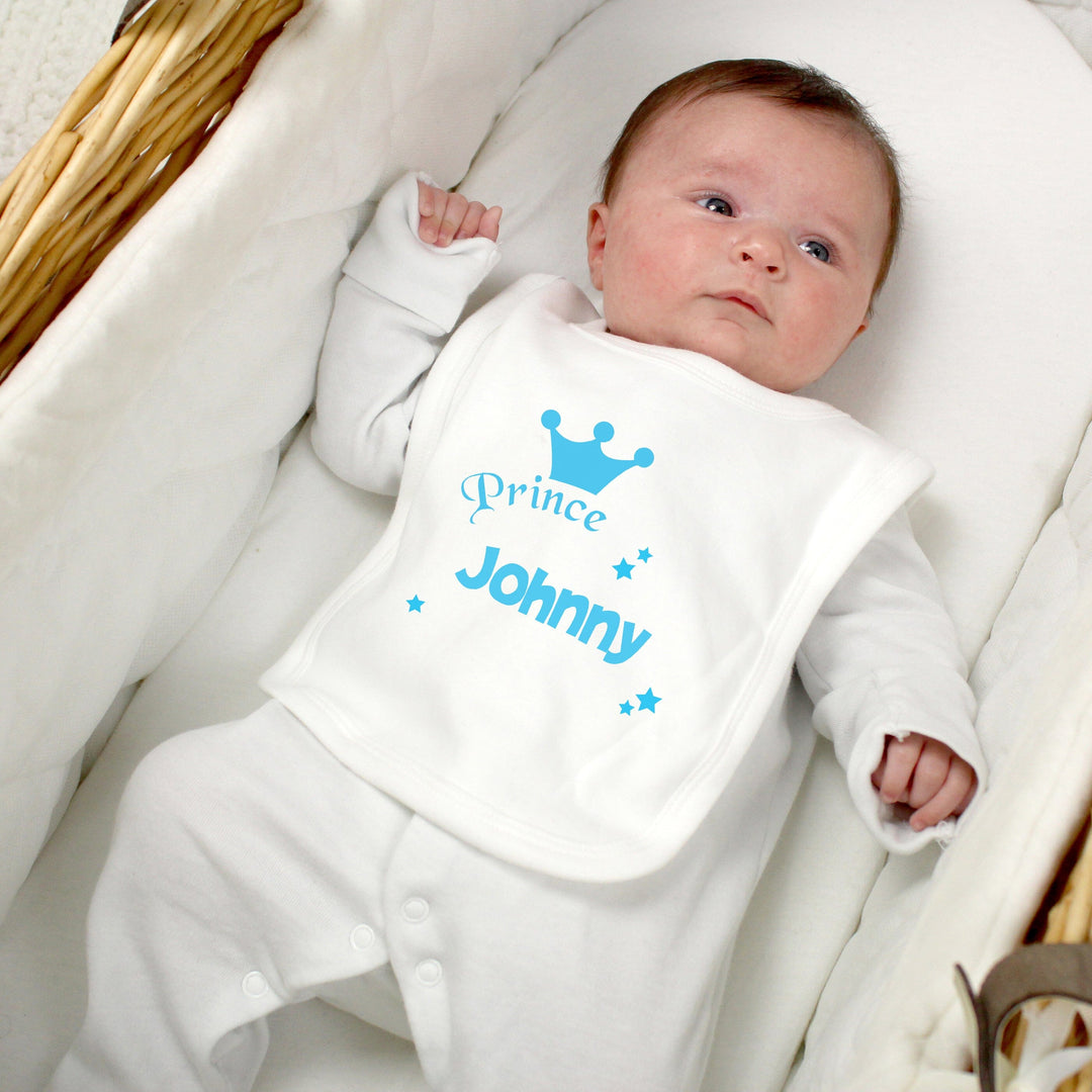 Personalised Prince Bib Bibs Mini Bee 