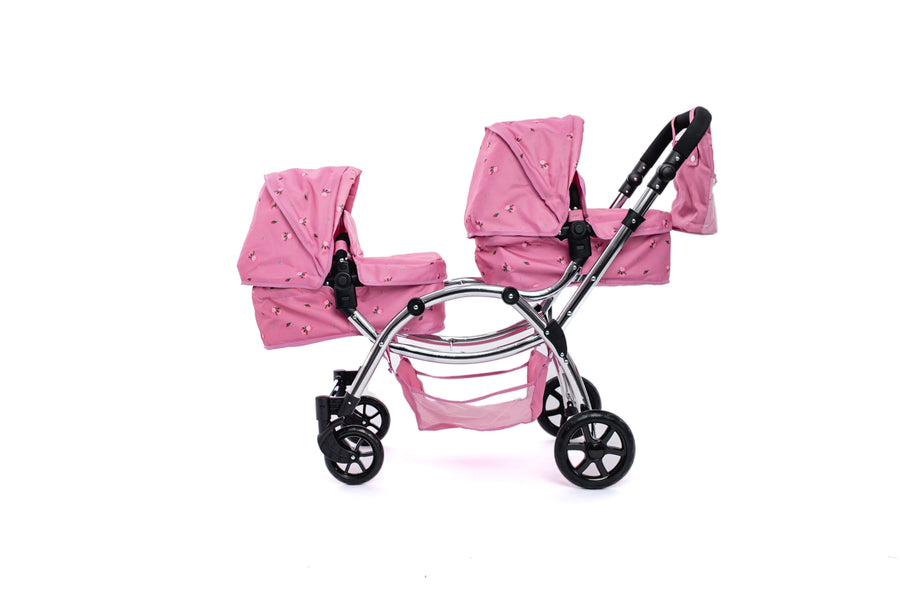 Roma Darcie Pink Twins Dolls Pram Dolls Pram Roma