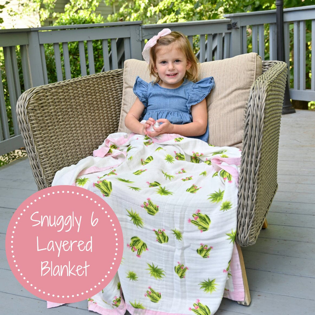 Stuck On You – Bamboo Succulent Quilt Swaddling Blankets LollyBanks