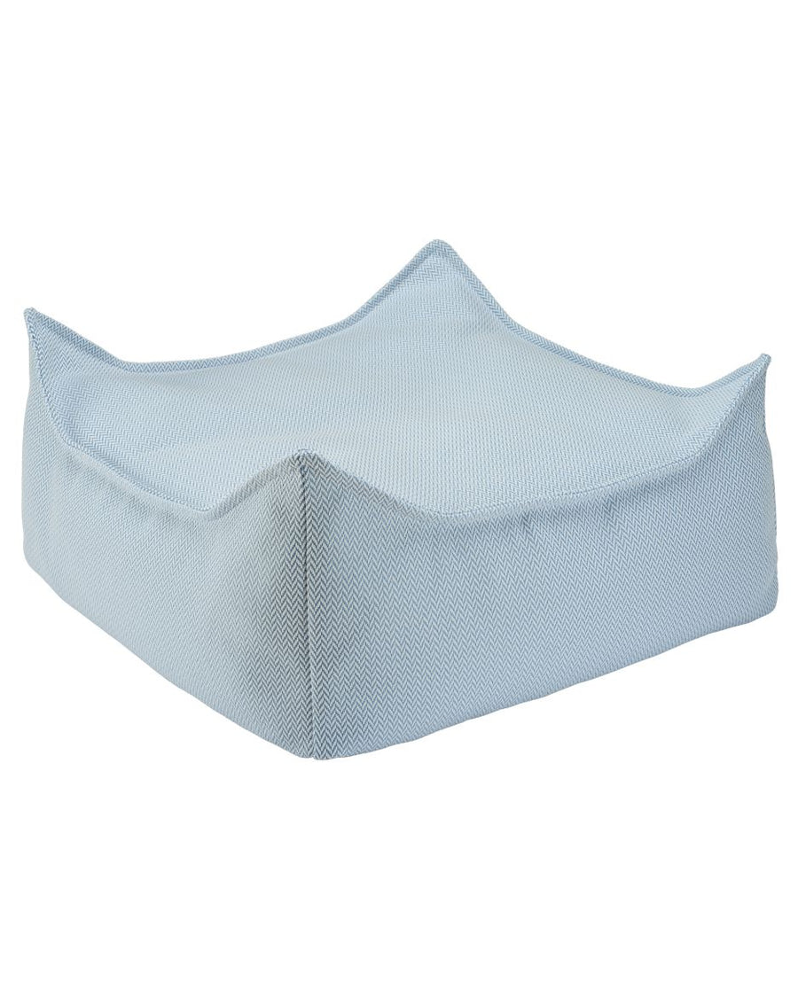 Wigiwama Azure Outdoor Square Ottoman Floor Chairs Wigiwama Azure