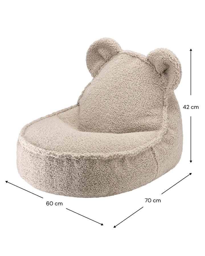 Wigiwama Biscuit Bear Beanbag Chair Bean Bag Chair Wigiwama