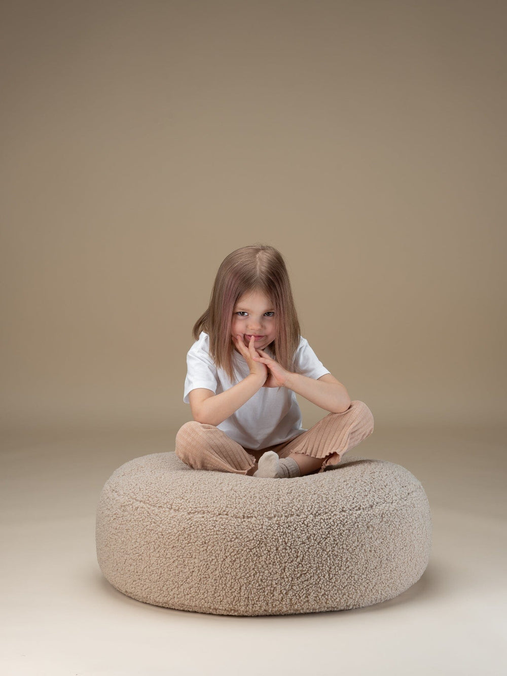 Wigiwama Biscuit Ottoman Pouffe Wigiwama