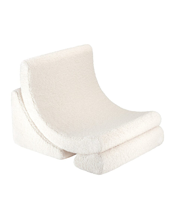 Wigiwama Cream White Moon Chair Floor Chairs Wigiwama