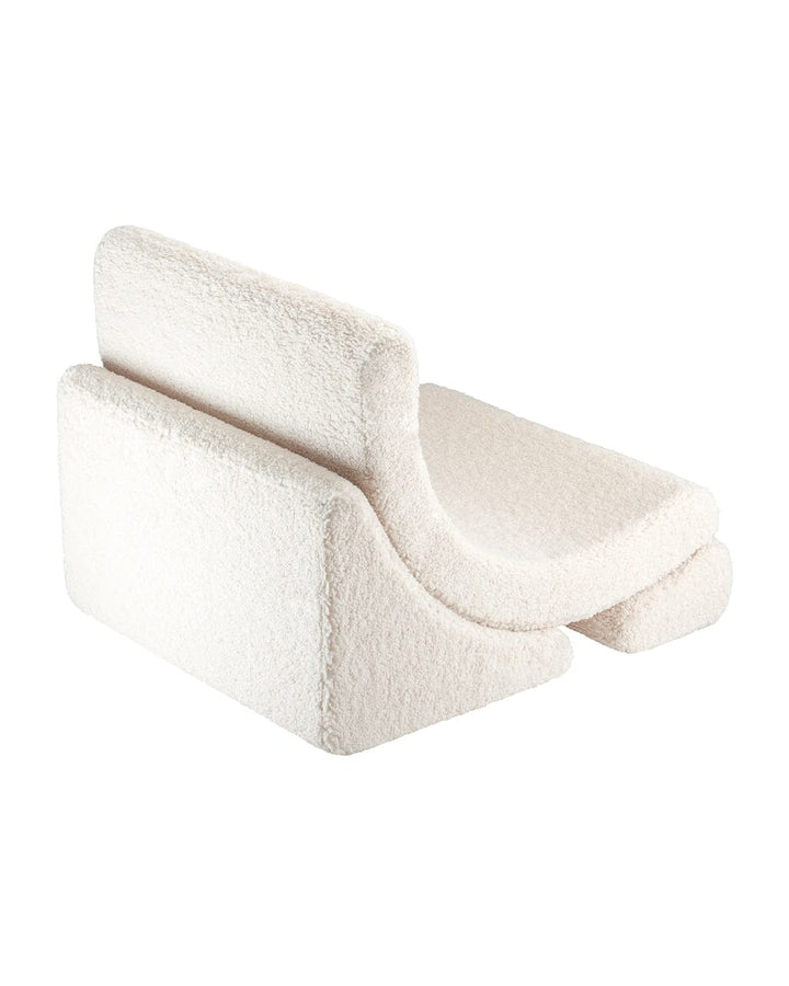 Wigiwama Cream White Moon Chair Floor Chairs Wigiwama