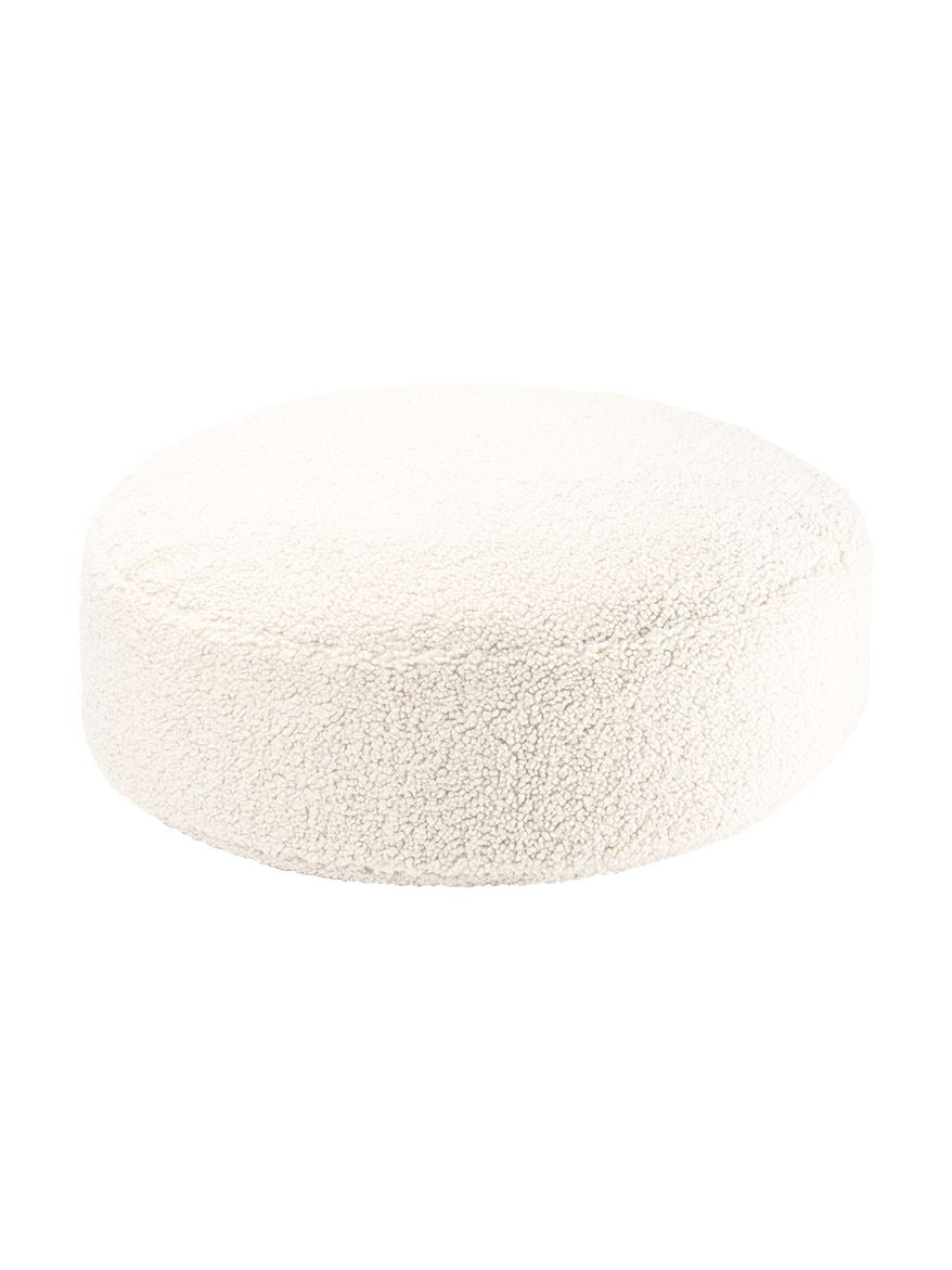 Wigiwama Cream White Ottoman Pouffe Wigiwama
