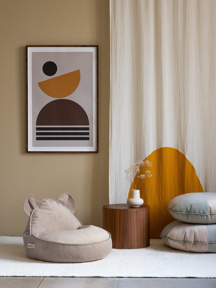 Wigiwama Dusty Beige Bear Beanbag Chair Bean Bag Chair Wigiwama