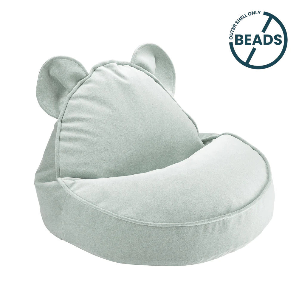 Wigiwama Misty Green Bear Beanbag Chair Replacement Cover Bean Bag Chair Wigiwama