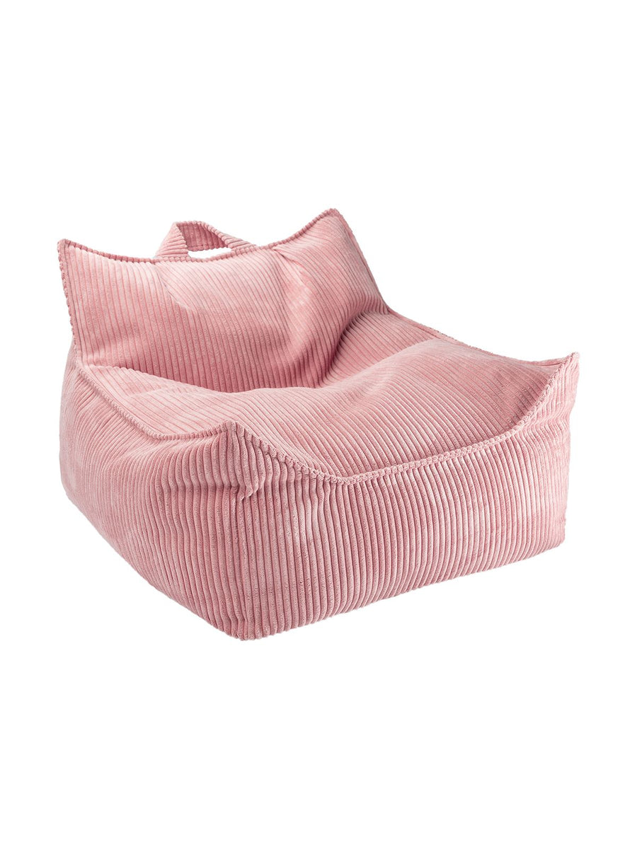Wigiwama Pink Mousse Beanbag Chair Bean Bag Chair Wigiwama