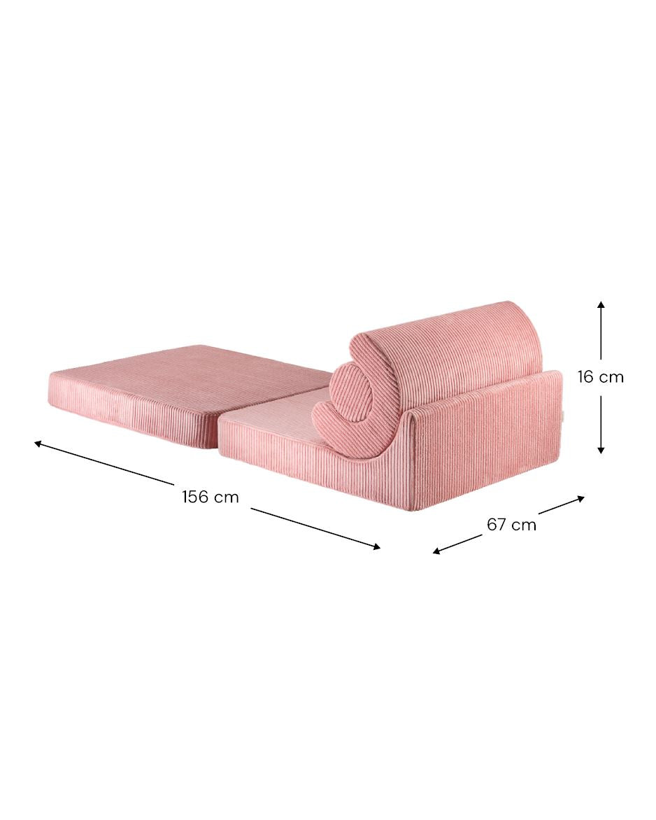 Wigiwama Pink Mousse Flipster Floor Chairs Wigiwama
