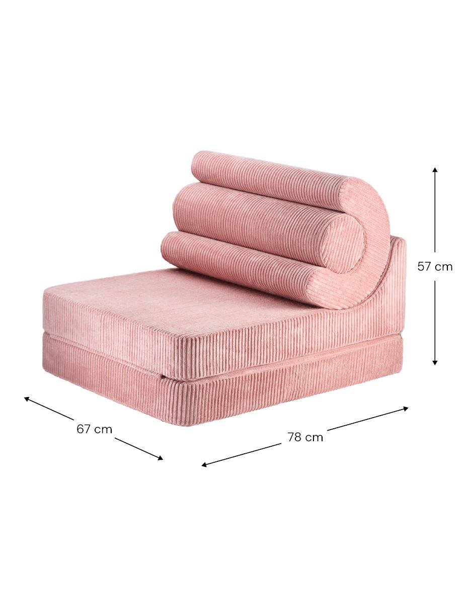 Wigiwama Pink Mousse Flipster Floor Chairs Wigiwama