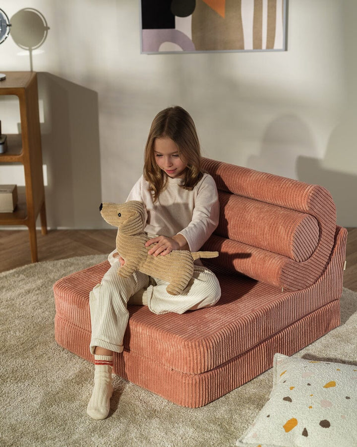Wigiwama Pink Mousse Flipster Floor Chairs Wigiwama