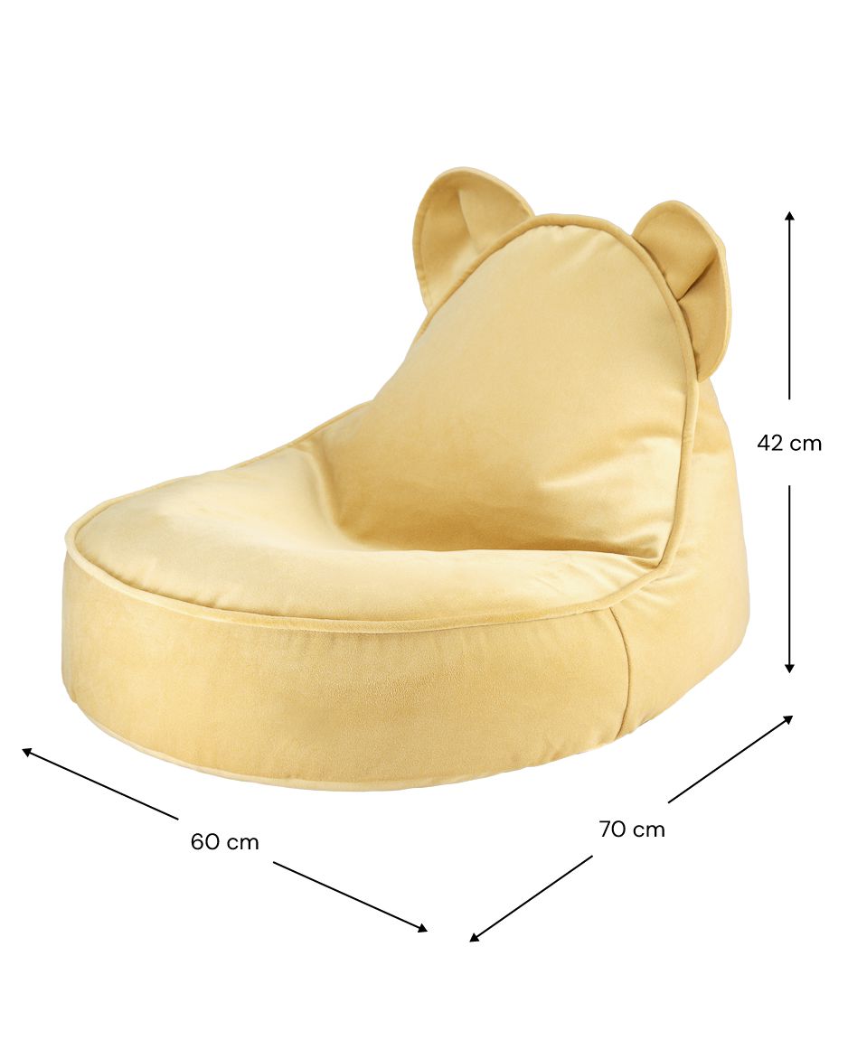 Wigiwama Salted Caramel Bear Beanbag Chair Bean Bag Chair Wigiwama