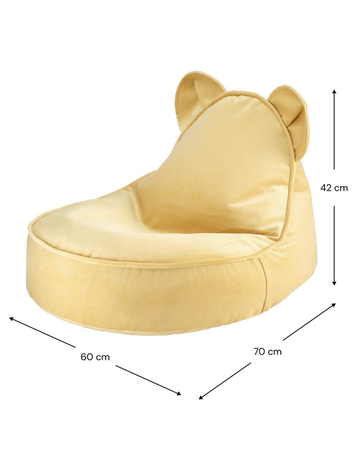 Wigiwama Salted Caramel Bear Beanbag Chair Bean Bag Chair Wigiwama