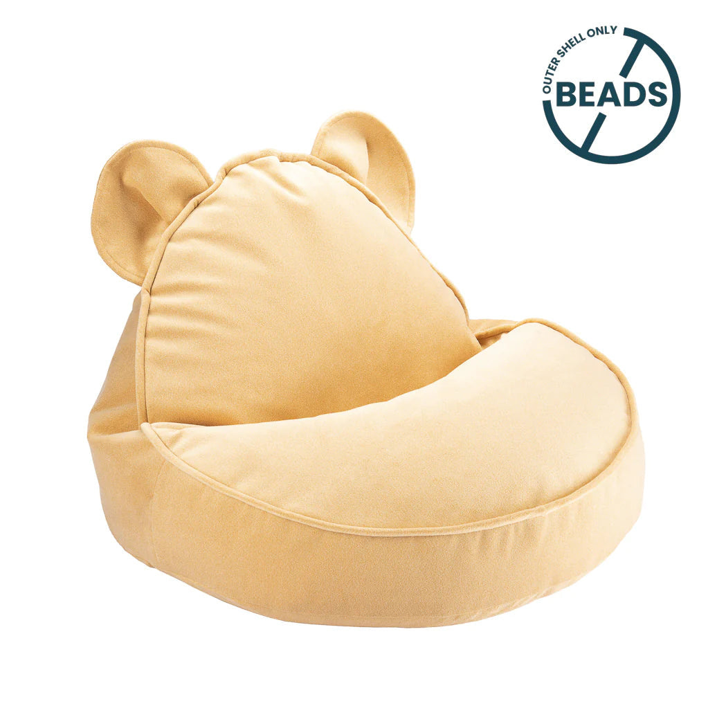 Wigiwama Salted Caramel Bear Beanbag Chair Replacement Cover Bean Bag Chair Wigiwama