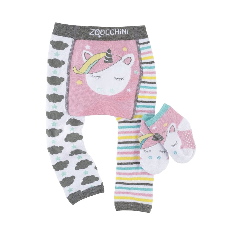 Allie the Alicorn Baby Legging & Socks Set Baby & Toddler Socks & Tights Zoocchini 