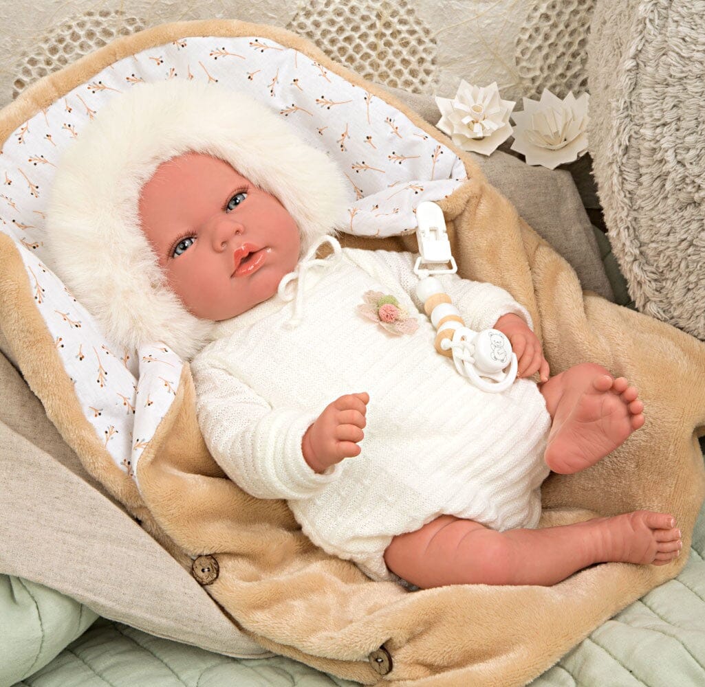 Arias Reborn Doll Alejandra with Carrycot Dolls Arias 