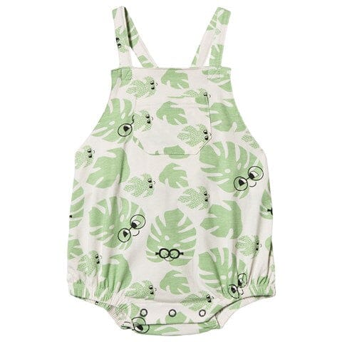 Bahama Leaf Bubble Romper Baby One-Pieces The Bonnie Mob 