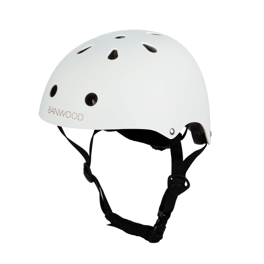 Banwood White Helmet Bicycle Helmets Banwood 