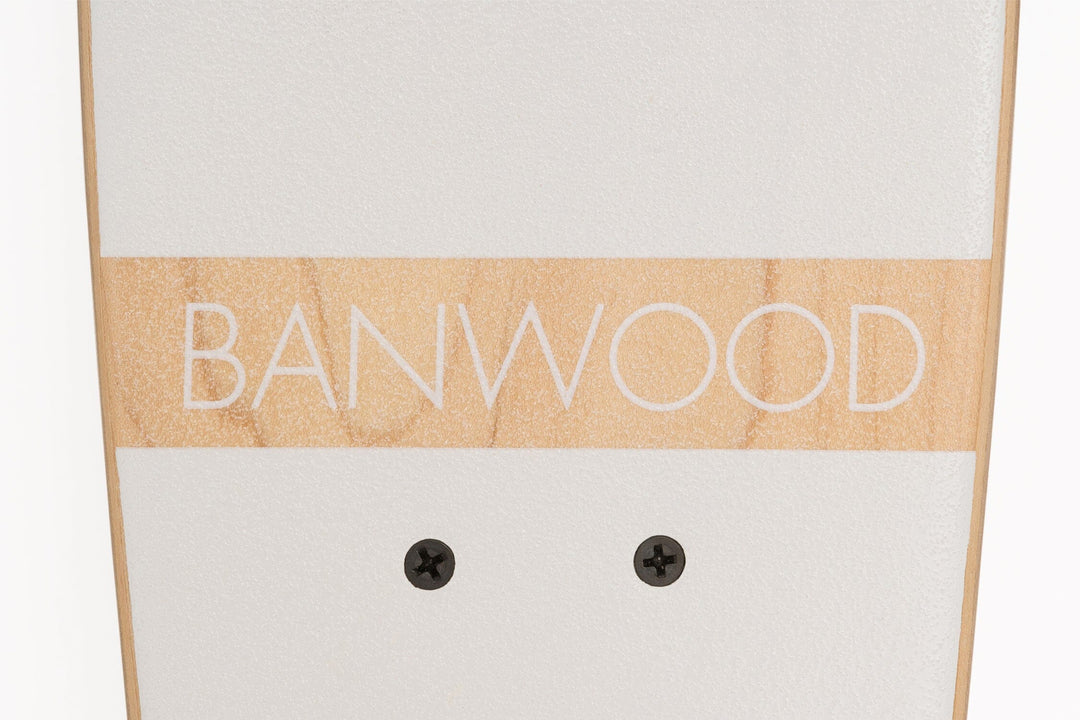Banwood White Skateboard Skateboard Banwood 