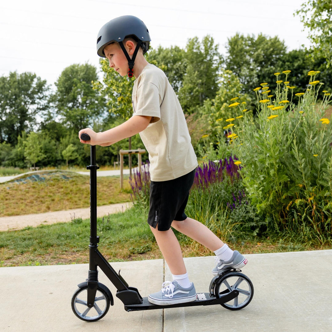 Black - Big 2 Wheel Scooter Big Wheeler BOLDCUBE Scooters 