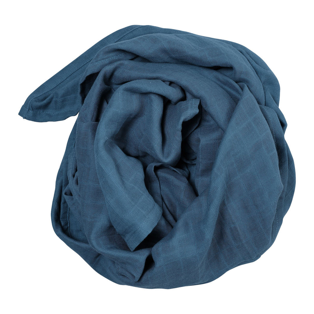 Blue Spruce Organic Cotton Baby Swaddle Blanket Swaddling Blankets Fabelab 