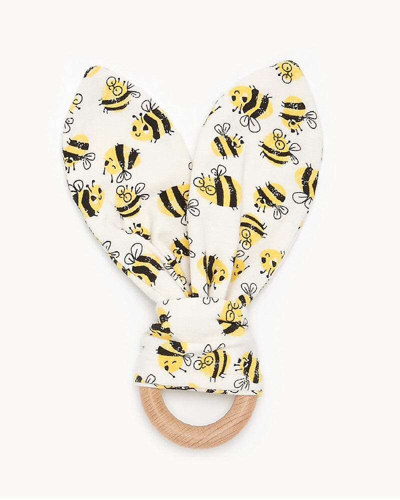 Copacabana Bees Teething Ring Pacifiers & Teethers The Bonnie Mob 